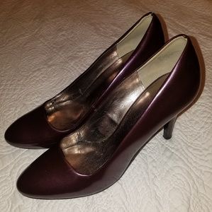 Metallic Purple Pumps